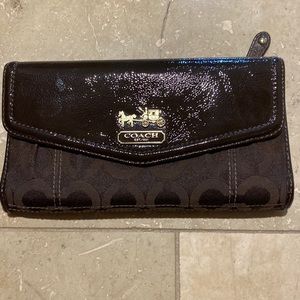 Coach trifold wallet